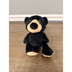 Vintage Ganz Heart Huggers Black Bear Plush